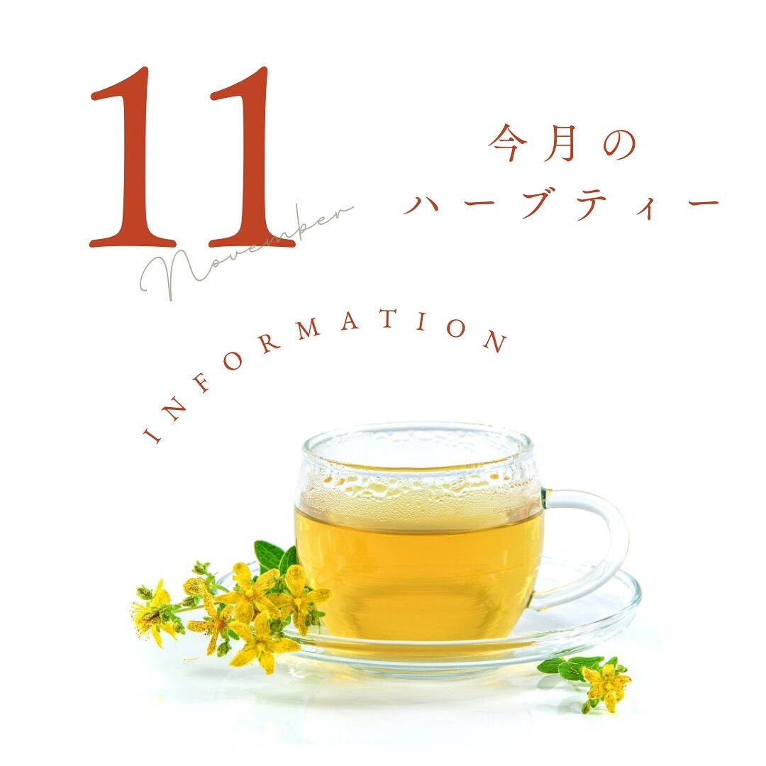 11月のハーブティー🌿